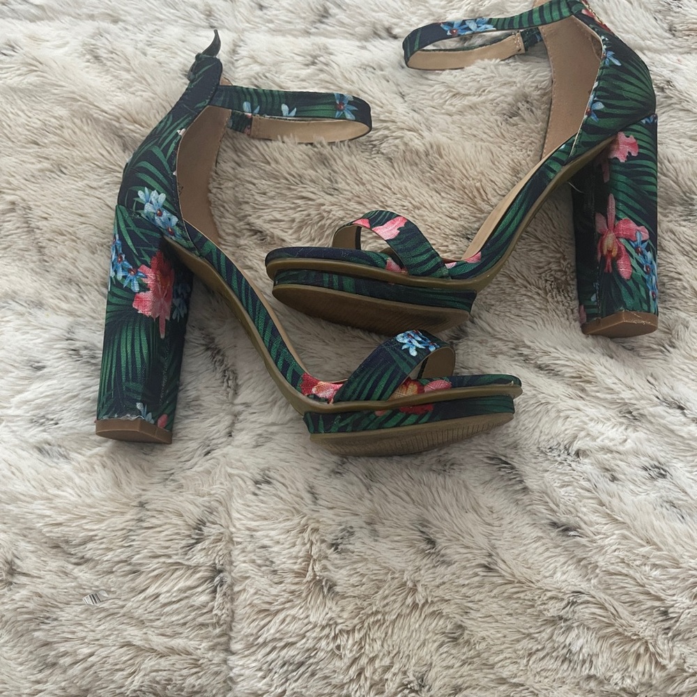 Multi-colored heels